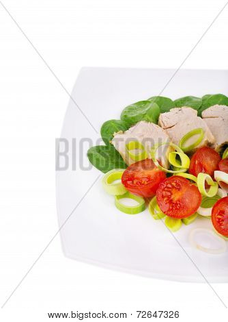 Close up of healthy salad.
