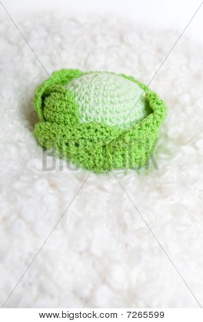 Gestrickte Kohl