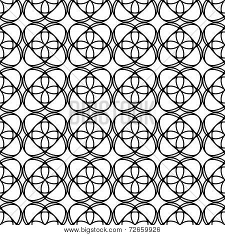 Monochrome Geometric Seemless Pattern