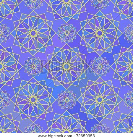 Mosaic Geometric Seemless Pattern
