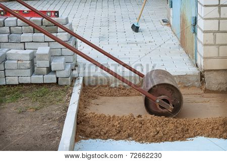 Roller Compaction Of Soil