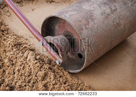 Rink For Manual Compaction Of Soil