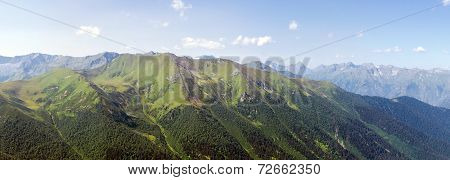 Panorama mountain range