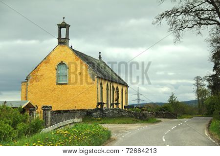 Old yellow building