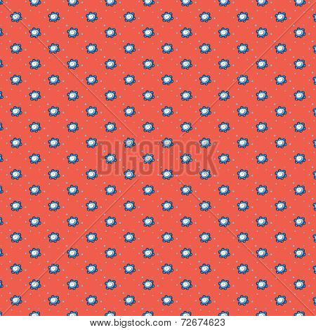 6-Petal Flowers-Salmon