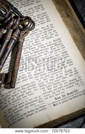 Key Bunch With Bible
