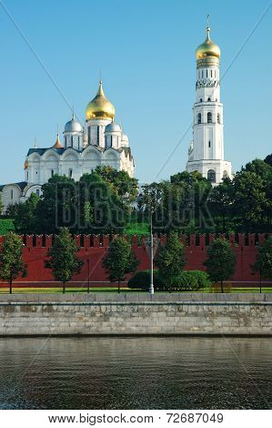The Bell tower Of The Ivan The Great And Archangelic Cathedral Of The Moscow Kremlin
