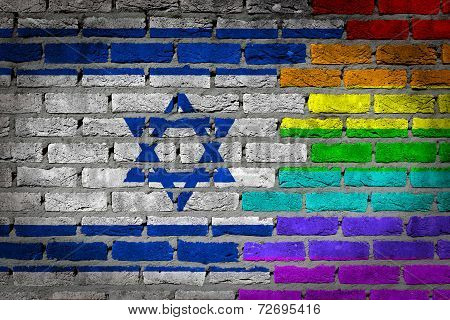 Dark Brick Wall - Lgbt Rights - Israel