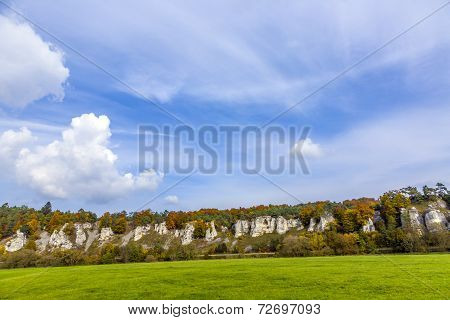 Rock Formation Twelve Apostles In Bavaria