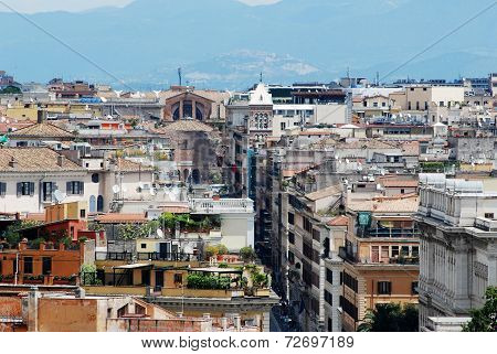 Rome Aerial View From Vittorio Emanuele Monument