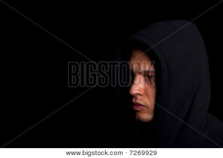 Hombre con Hoddie