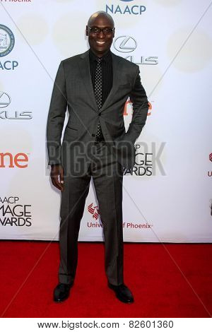LOS ANGELES - FEB 6:  Lance Reddick at the 46th NAACP Image Awards Arrivals at a Pasadena Convention Center on February 6, 2015 in Pasadena, CA