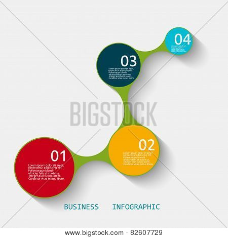 Infographic templates for business vector Illustration