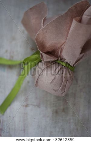Gift In Rustic Style