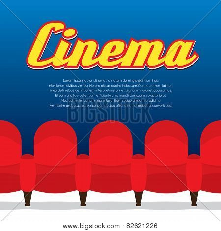 Cinema Seats Row.