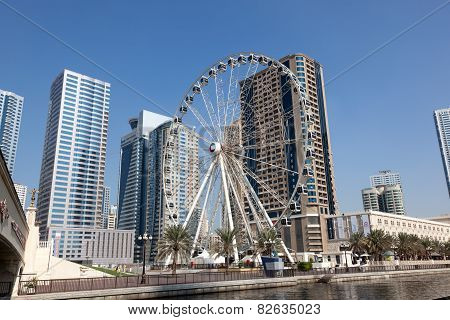 Ferris Wheel In Sharjah City