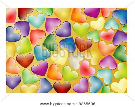 Cuori multicolori