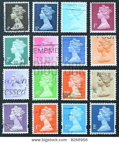 Queen stamps