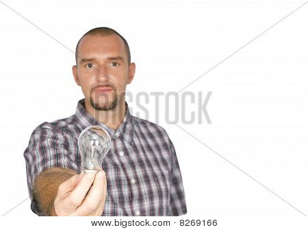 คนที่ มีหลอดไฟ