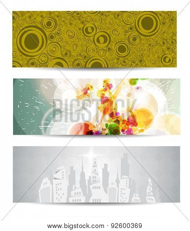 Banner of abstract background
