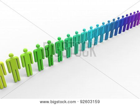 colorful people