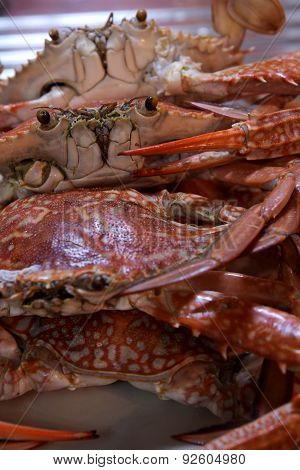 Boiled Crabs, Ready to cook for Thai Crab Curry