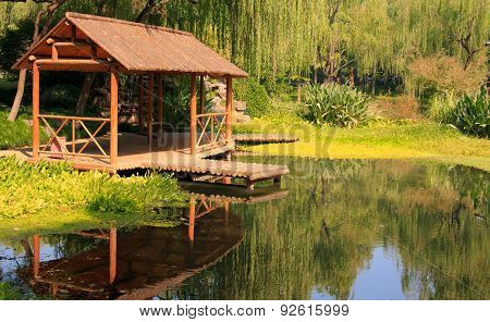 Landscape of West lake park. Hangzhou. China.
