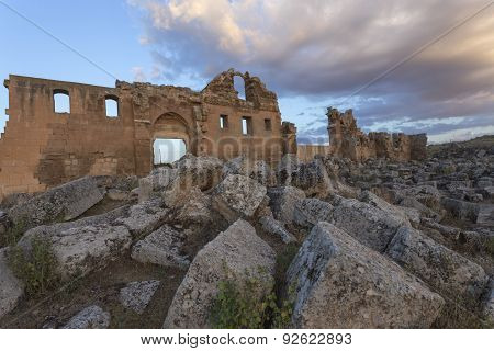 Ruin Of First University In Turkey.