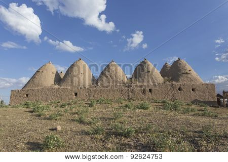 This Photo Was Shot From Harran City In Turykey. The Beehive House Is The Traditional House.
