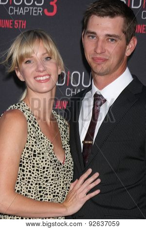 LOS ANGELES - JUN 4:  Heather Morris, Taylor Hubbell at the 