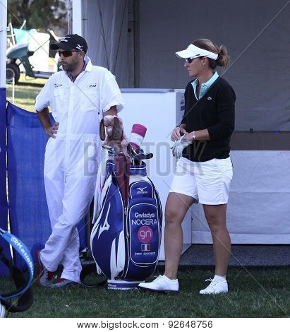 Gwladys Nocera At The Ana Inspiration Golf Tournament 2015