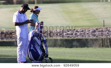 Gwladys Nocera At The Ana Inspiration Golf Tournament 2015