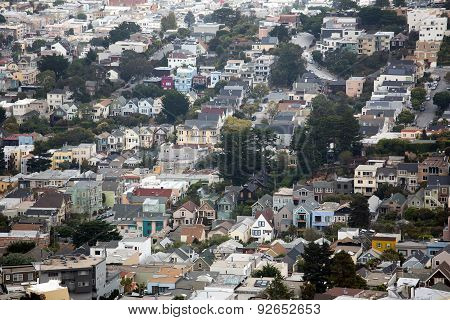 San Francisco View From Twin Peaks