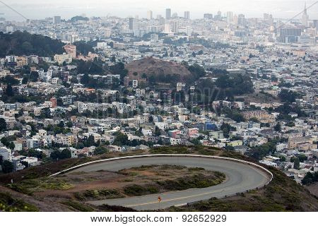 San Francisco View From Twin Peaks