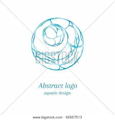 Abstract Aquatic Logo