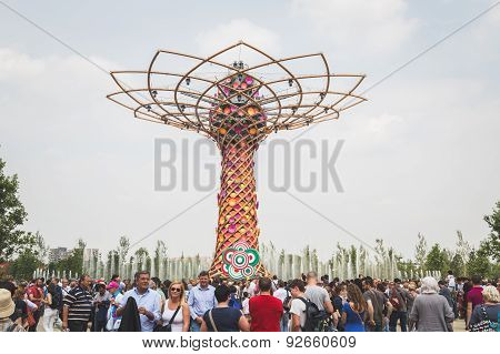 Tree Of Life At Expo 2015 In Milan, Italy