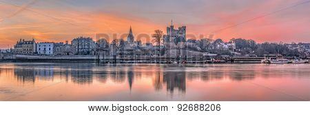 Dawn over historical Rochester