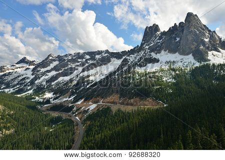 Liberty Bell And The Early Winter Spires, North Cascades