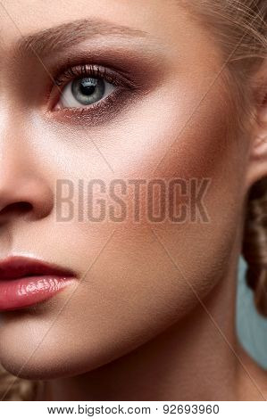 Beauty Commercial Blonde Model