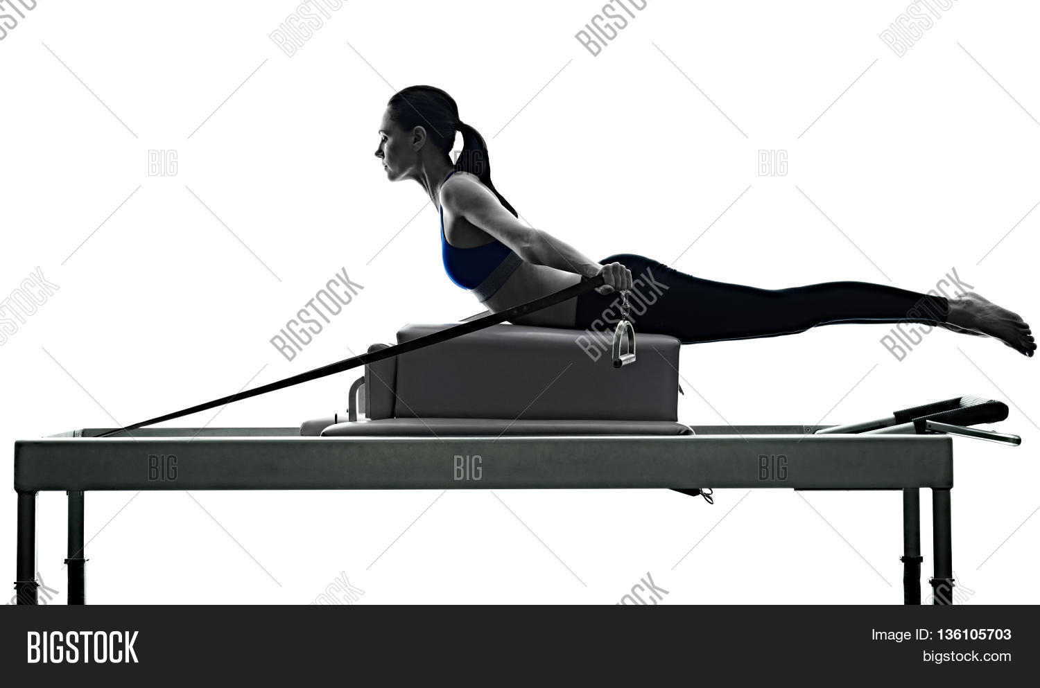 Woman Pilates Reformer Image & Photo (Free Trial) Bigstock