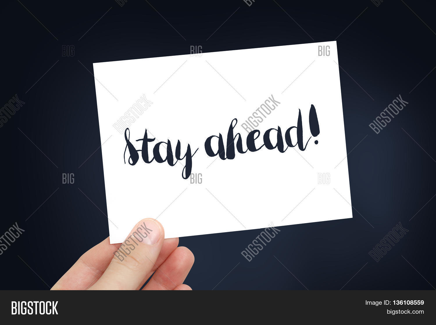 Stay Ahead Concept Image & Photo (Free Trial) Bigstock