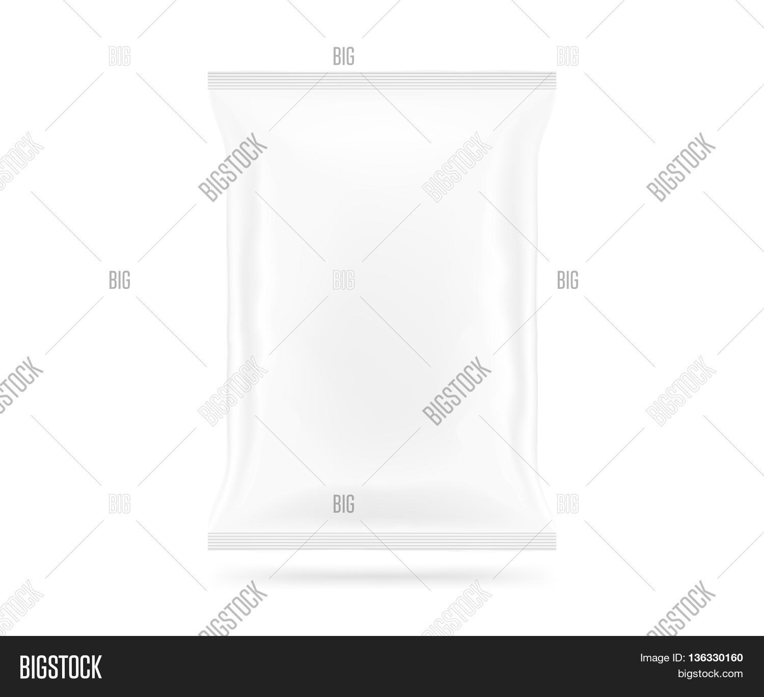 Blank White Snack Bag Image &amp; Photo (Free Trial) | Bigstock