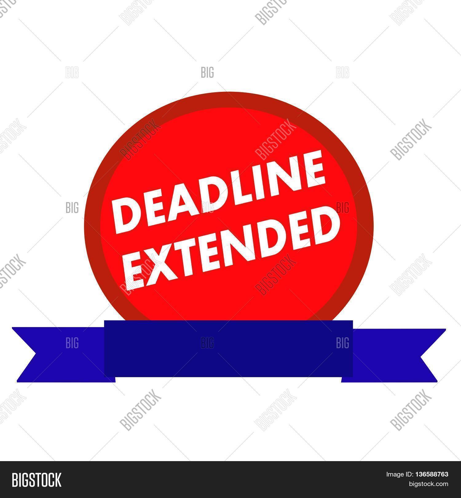 Deadline Extended Image & Photo (Free Trial) Bigstock