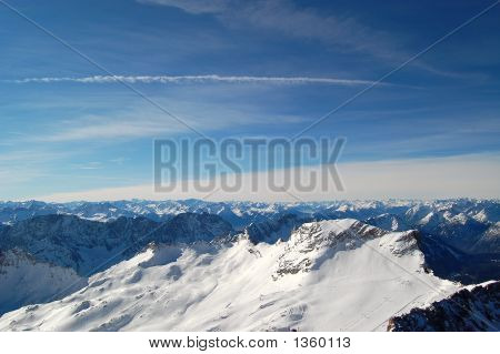 Zugspitze görünüm Güney