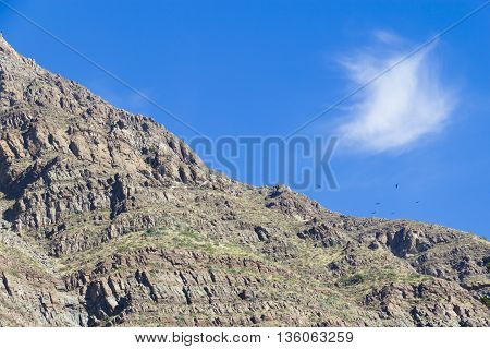 San Alfonso Valley, Trail In The  Mountain