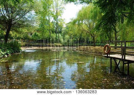 View of a nature park in Abruzzo - Italy