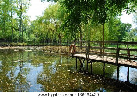 View of a nature park in Abruzzo - Italy