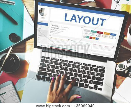 Creative Sample Website Design Template Concept