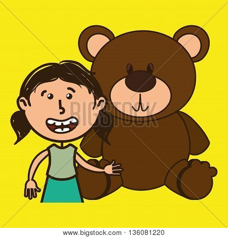 kids and toys design, vector illustration eps10 graphic