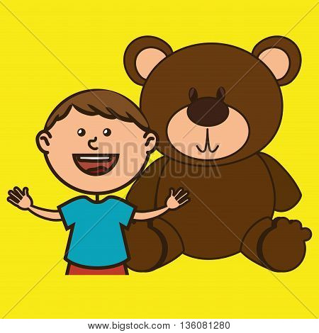 kids and toys design, vector illustration eps10 graphic